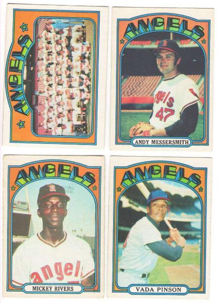 1972 O-Pee-Chee/OPC  - Angels - COMPLETE TEAM SET (18) Baseball cards value