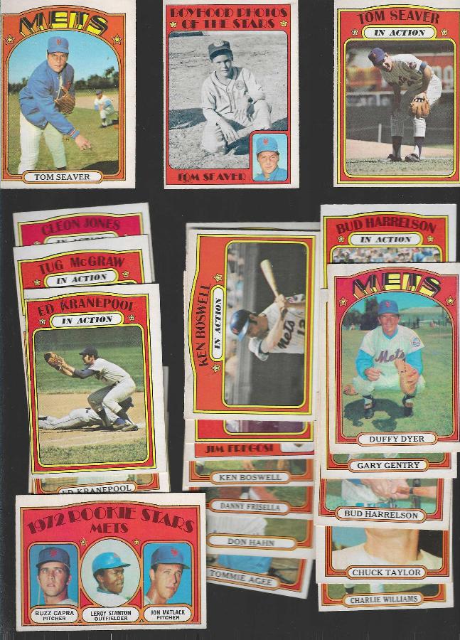 1972 O-Pee-Chee/OPC  - Mets - Near Complete Team Set (25/30) Baseball cards value