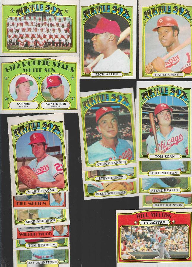 1972 O-Pee-Chee/OPC  - White Sox - Near Complete Team Set (17/21) Baseball cards value