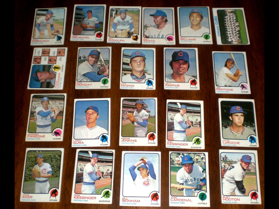1973 Topps  - Cubs Near Complete TEAM SET/LOT of (19/25) Baseball cards value