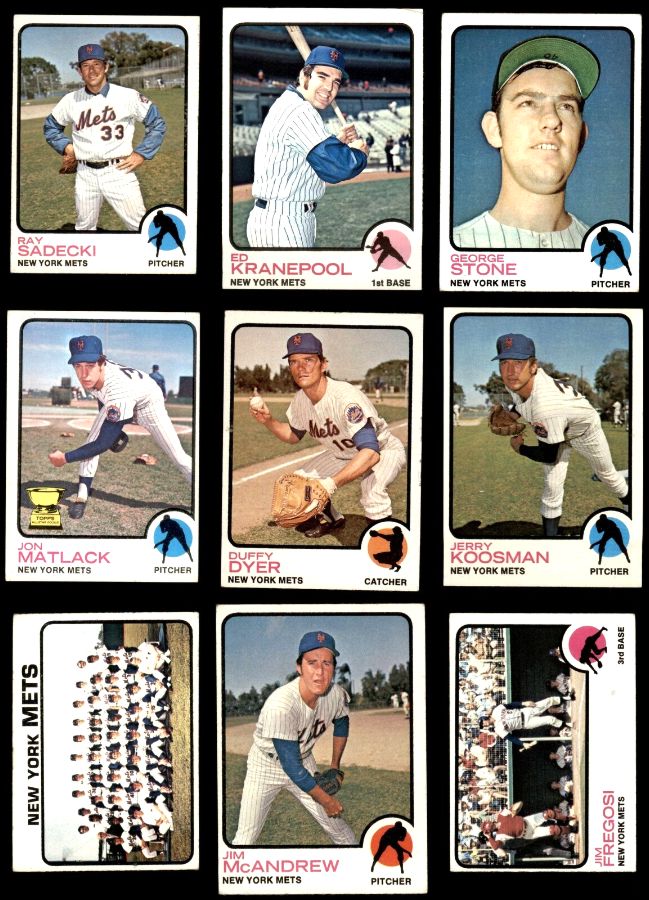 1973 Topps  - Mets Starter Team Set/Lot of (19/25) Baseball cards value