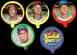 1973 Topps Candy Lid - ROD CAREW (Twins)