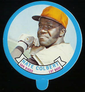 1973 Topps Candy Lid - NATE COLBERT (Padres) Baseball cards value