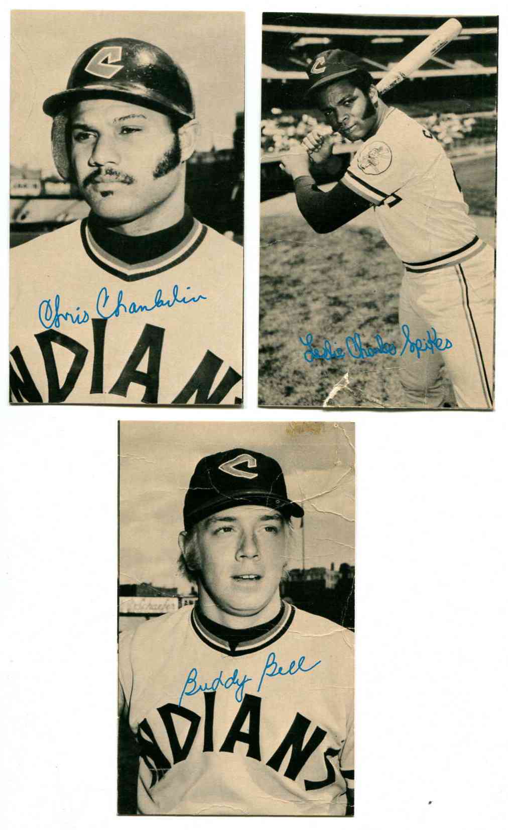  Indians Team Set - 1974 Topps Deckle Edge PROOFS [WB] (3 cards) Baseball cards value