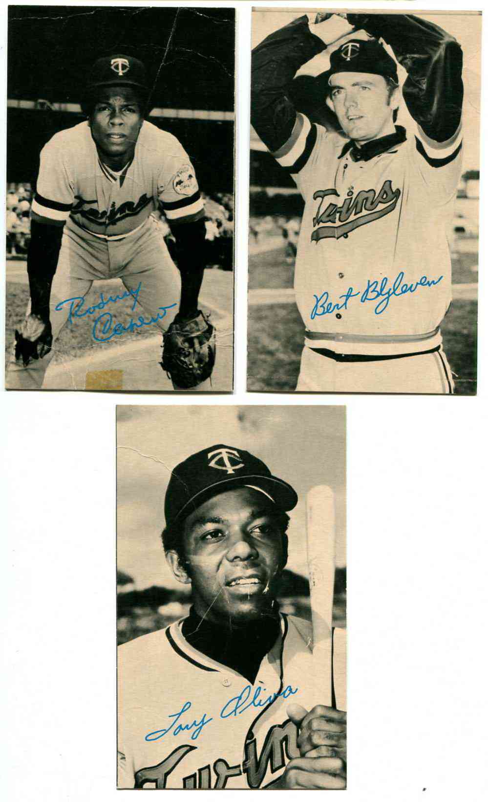 Twins Team Set - 1974 Topps Deckle Edge PROOFS [WB] (3 cards) w/ROD CAREW Baseball cards value