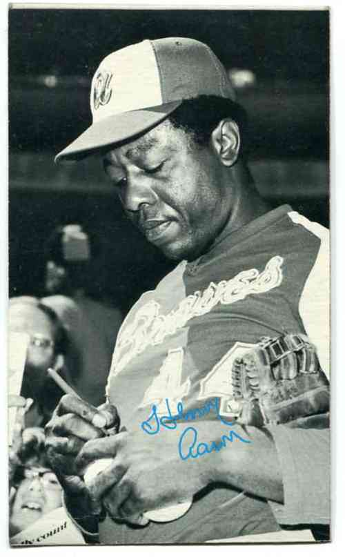 1974 Topps Deckle Edge UN-DECKLED PROOF [GB] #.0 HANK AARON (Braves) Baseball cards value