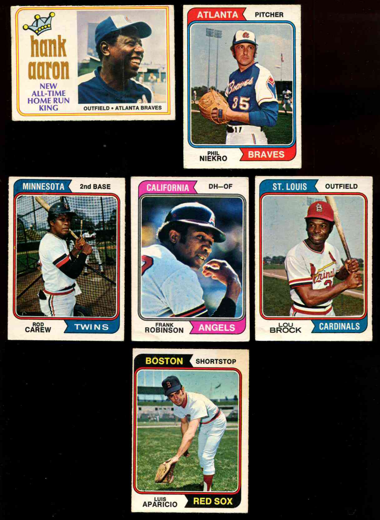1974 O-Pee-Chee/OPC #  1 Hank Aaron 'Complete ML Record' [#x] (Braves) Baseball cards value
