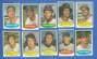  Indians - 1974 Topps Stamps COMPLETE TEAM SET (10 stamps)