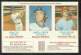  1975 Hostess PANEL  w/Ads # 61-62-63 Steve Carlton