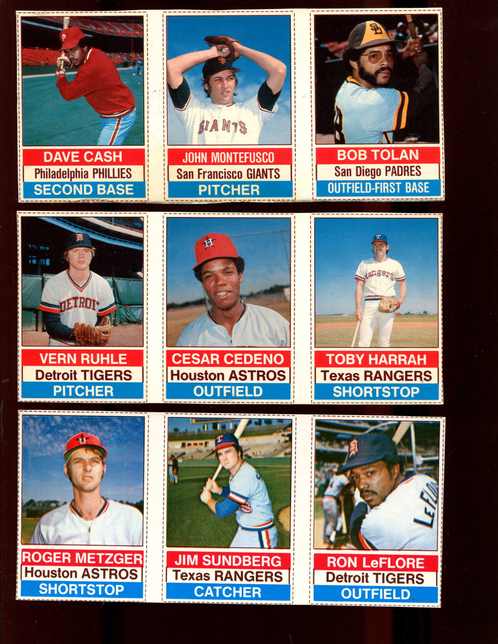  1976 Hostess PANEL # 55-56-57 JIM PALMER/Nike Vail/Jorge Orta SHORT PRINT Baseball cards value