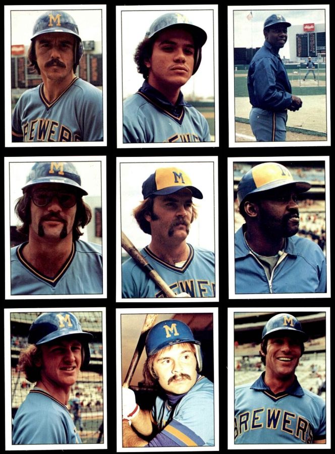 1976 SSPC  - Brewers Near Complete Team Set (23/27) + Bonus card Baseball cards value