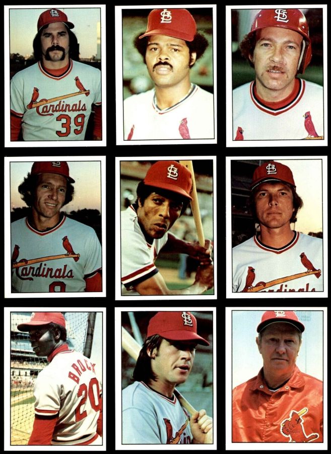 1976 SSPC  - Cardinals Near Complete Team Set (26/28) + (4) Bonus Baseball cards value