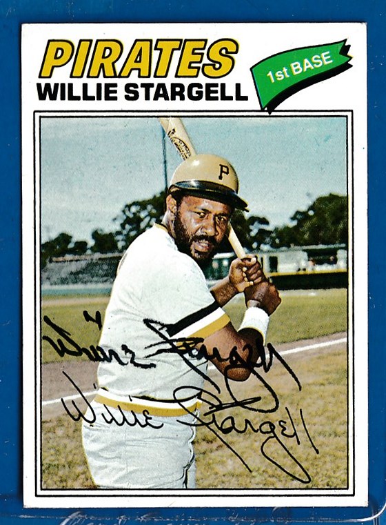 AUTOGRAPHED: 1977 Topps #460 Willie Stargell w/PSA/DNA Auction LOA (Pirates Baseball cards value