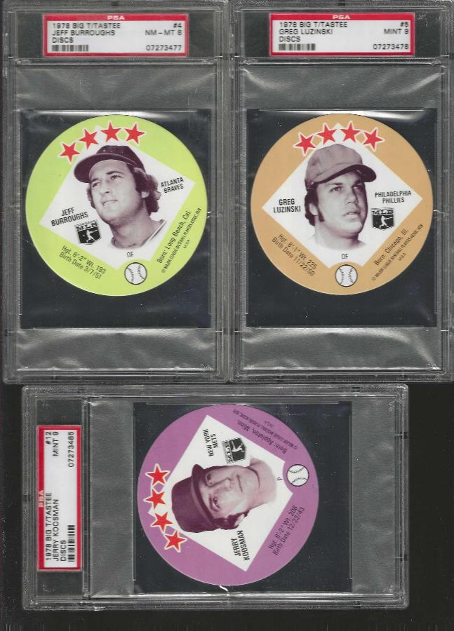 1978 Tastee-Freez MSA Disc # 5 Greg Luzinski (Phillies) Baseball cards value
