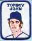 1978/79 Penn Emblem Baseball Patch # 43 Tommy John