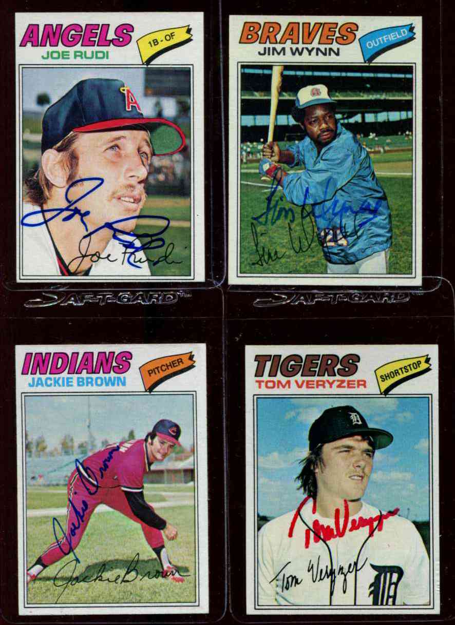 AUTOGRAPHED: 1977 Topps #145 Tom Veryzer w/PSA/DNA LOA (deceased,Tigers) Baseball cards value
