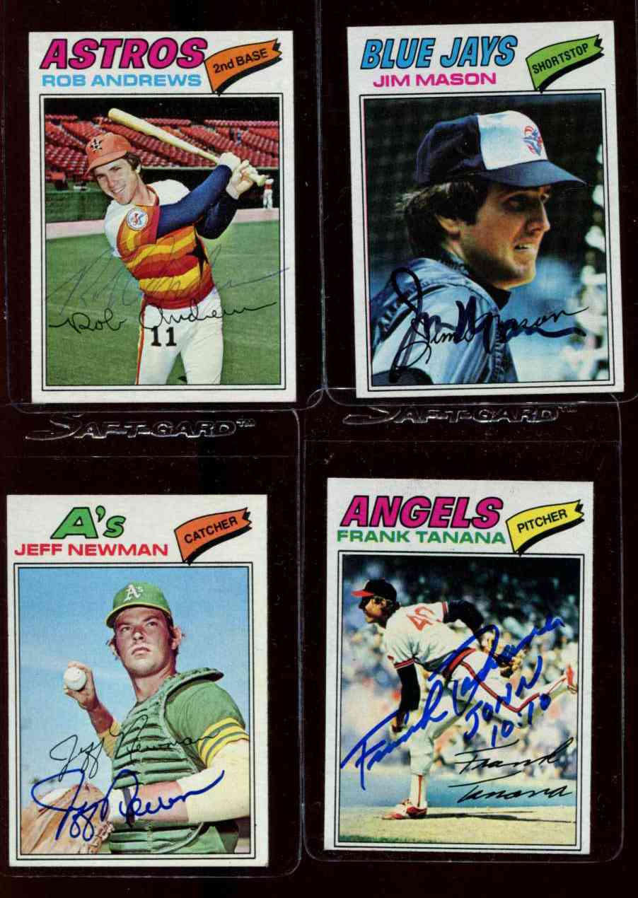 AUTOGRAPHED: 1977 Topps #209 Rob Andrews w/PSA/DNA Auction LOA (Astros) Baseball cards value