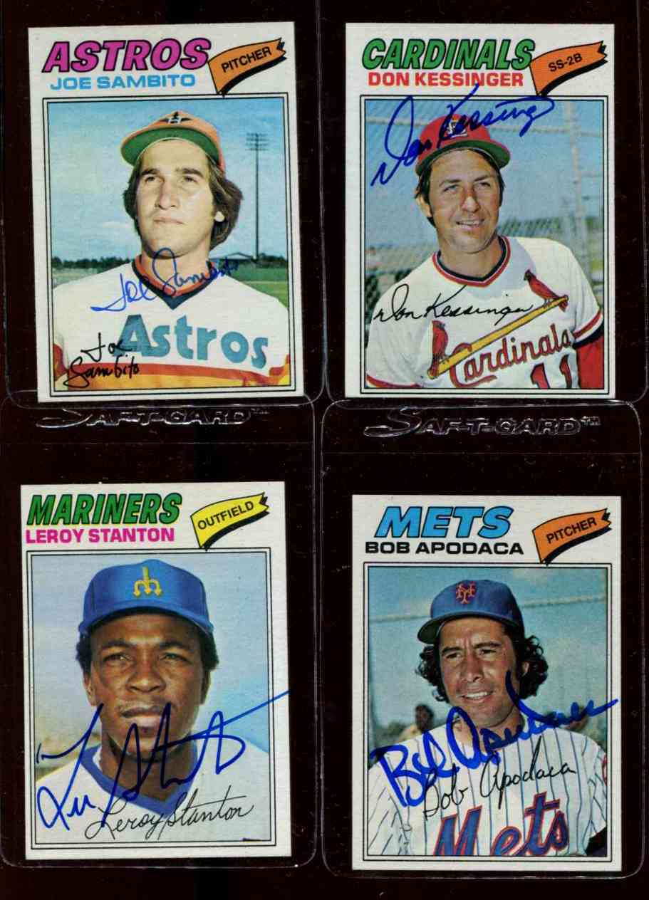 AUTOGRAPHED: 1977 Topps #226 Leroy Stanton w/PSA/DNA Auction LOA (Mariners) Baseball cards value