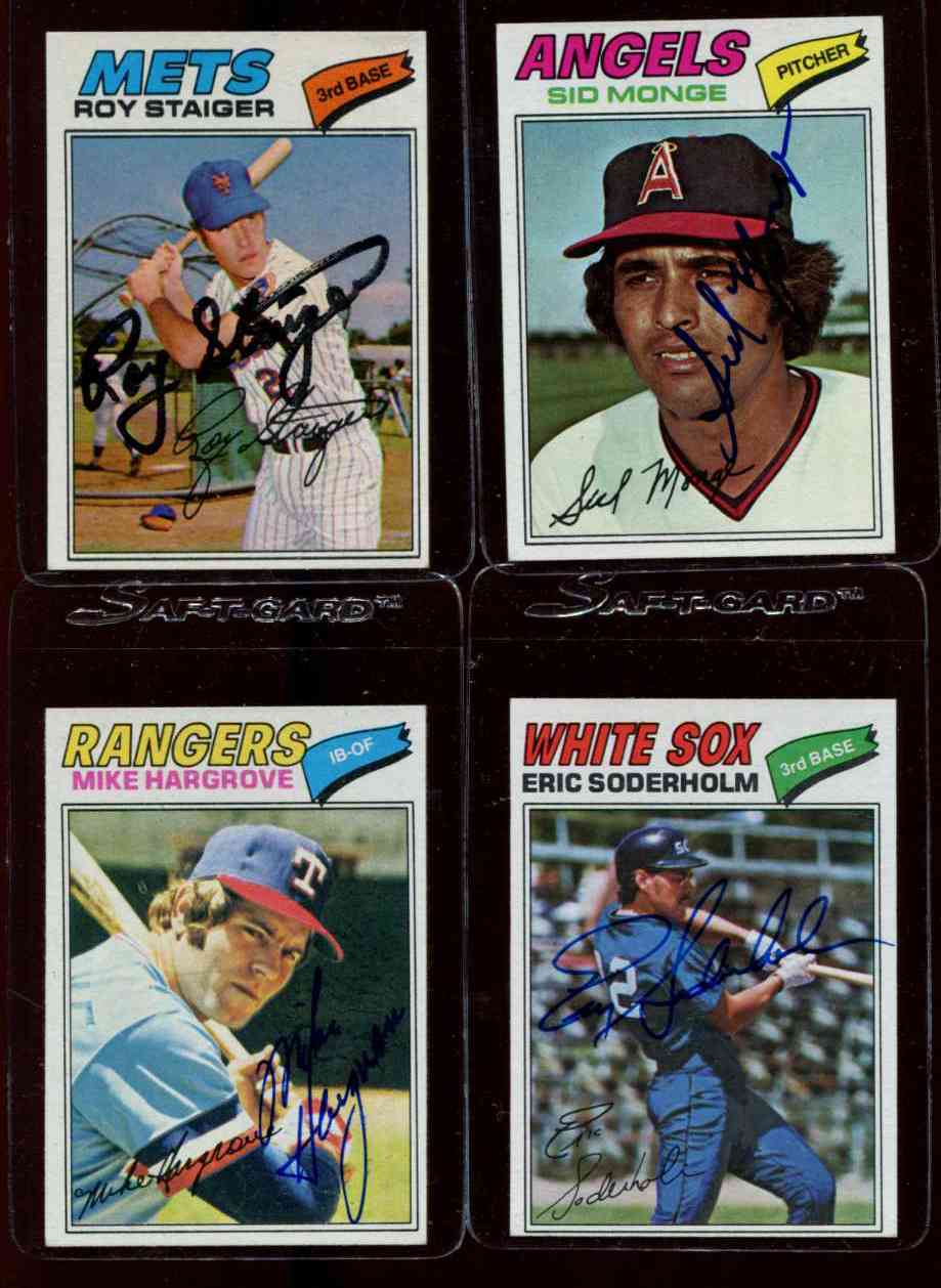 AUTOGRAPHED: 1977 Topps #282 Sid Monge w/PSA/DNA Auction LOA (Angels) Baseball cards value