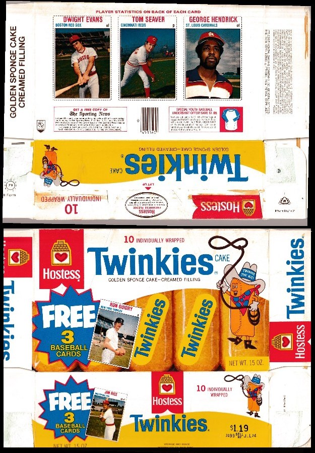1979 Hostess 'Twinkies' COMPLETE BOX 646566 w/Tom Seaver