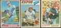 Gary Carter - TOPPS RUN (1976-1987) - Lot of (16) different