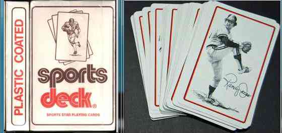 1978 Sports Deck - Lot of (10) Randy Jones Playing Card Deck 'Bridge Size' Baseball cards value
