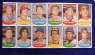 1974 Topps STAMPS SHEET #.4 Bill Buckner, Ted Simmons, Don Kessinger