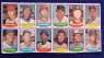 1974 Topps STAMPS SHEET #.7 Bobby Murcer, Rick Monday, Mickey Lolich