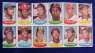 1974 Topps STAMPS SHEET #.9 Frank Robinson, Al Kaline, Jim Palmer