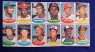 1974 Topps STAMPS SHEET #10 Jim Palmer, Frank Robinson, Al Kaline