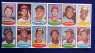 1974 Topps STAMPS SHEET #13 J.R. Richard, Dan Driessen, Nate Colbert