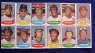 1974 Topps STAMPS SHEET #19 Don Baylor, Tony Perez, Vida Blue