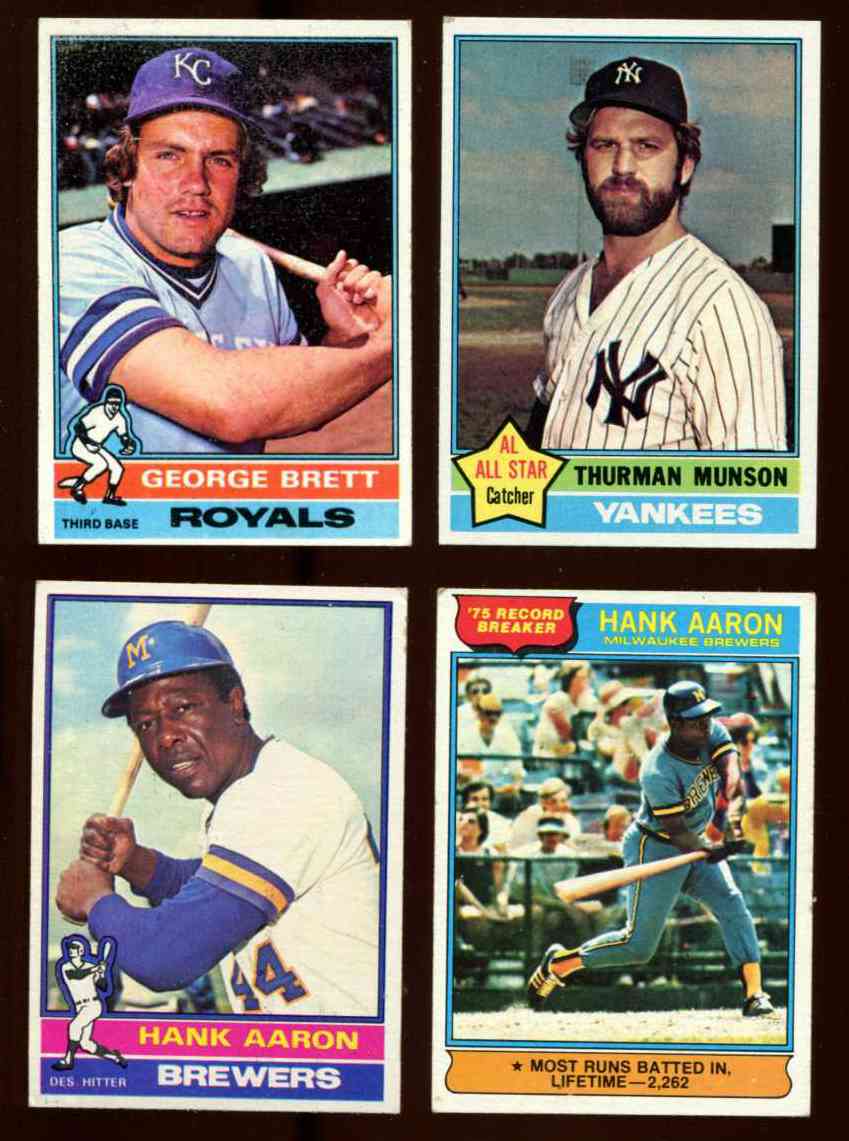 Sold at Auction: 25 Different 1976 Topps Baseball Cards w/ Mickey Lolich +  More