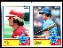 1983 Topps - Pete Rose & Dale Murphy 2-CARD UNCUT PANEL