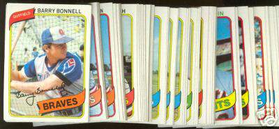  1980 Topps - Lot of (750) assorted commons,stars,minor stars... Baseball cards value