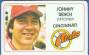 1981 Perma-Graphic  CREDIT CARD #.1 Johnny Bench [VAR:#125-01] (Reds)
