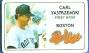 1981 Perma-Graphic  CREDIT CARD #.4 Carl Yastrzemski (Red Sox)