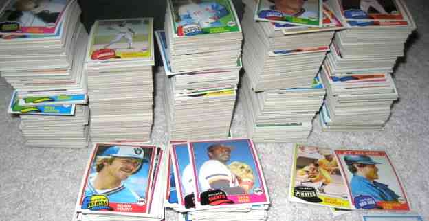 1981 Topps  - Bulk Lot (3,000) Assorted with $100 in Hall-of-Famers !!! Baseball cards value