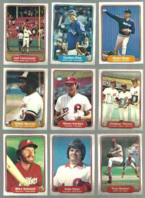 1982 Fleer - Bulk Lot of (1,000+) With $50 in Hall-of-Famers ! Baseball cards value
