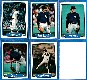  Yankees - 1982 Fleer BLANK-BACK PROOFS - Team Lot (5)