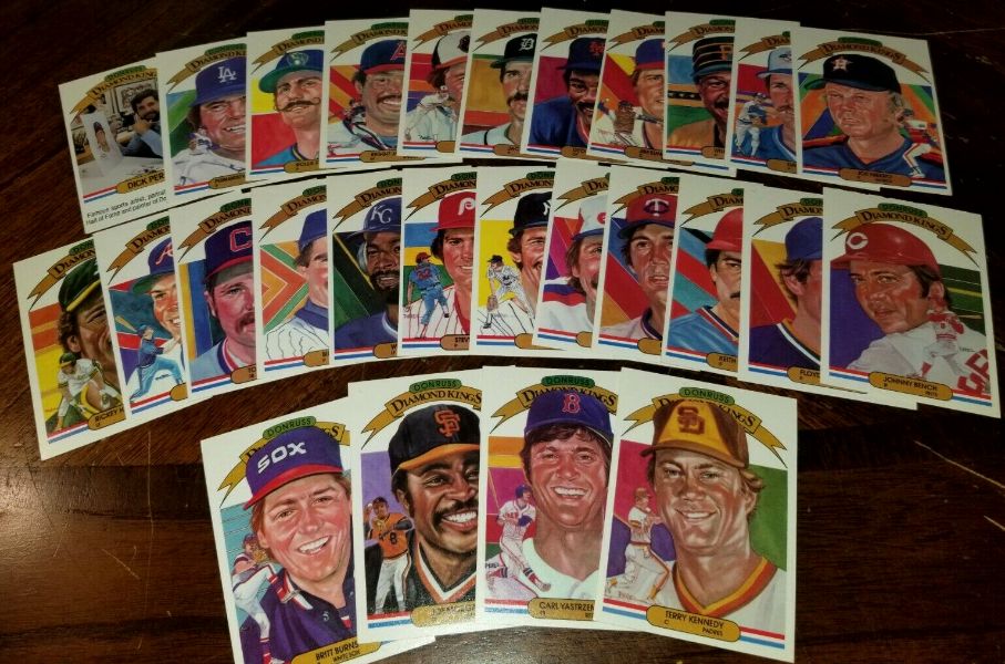 1983 Donruss DIAMOND KINGS - COMPLETE SET (27 cards) Baseball cards value