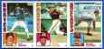 1984 Nestle/Topps - Steve Garvey center of 3-Card Uncut PANEL