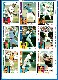 1984 Nestle/Topps -  Don Baylor/Davey Lopes on 9-CARD UNCUT PANEL