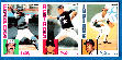 1984 Nestle/Topps - NOLAN RYAN center of 3-card Uncut PANEL