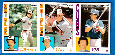 1984 Nestle/Topps - CAL RIPKEN center of 3-card Uncut PANEL