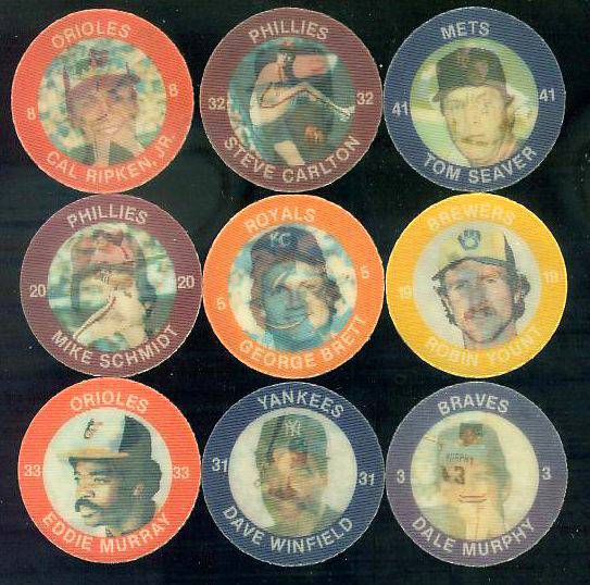 1984 Slurpee/7-11 #E Coins EAST/'H' COMPLETE SET (24 Coins) Baseball cards value