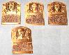 1985 Hall-of-Fame Gallery - Lot of (4) Brooklyn DODGERS greats !!!