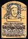 S7: Sandy Koufax - 1985 Hall-of-Fame Gallery Mini BRONZE PLAQUE