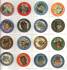 1985  Slurpee-7/11 Coins COMPLETE WEST SET (16 Coins)