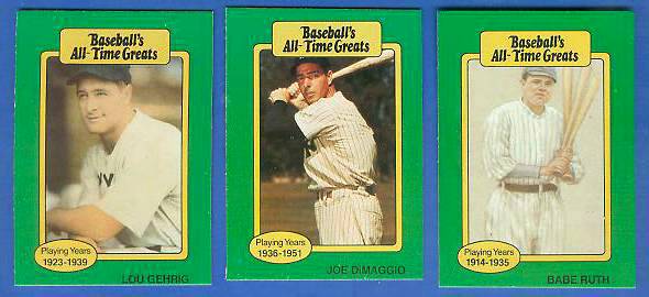 1987 Hygrade All Time Greats Joe Dimaggio #15 BGS 7.5 Baseball Card